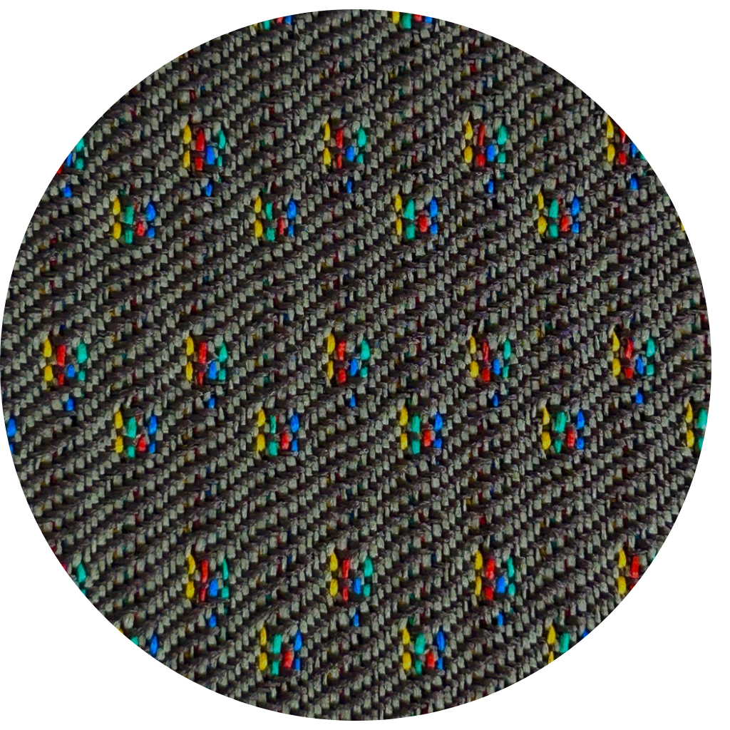 Tecido VW Santana, Paraty Surf 1995 Guai&uacute;ba Fantasia Platin (0,80 m x 1,40 m) Original - Carminatti Tecidos